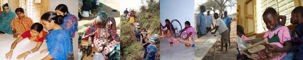 Photos of project beneficiaries